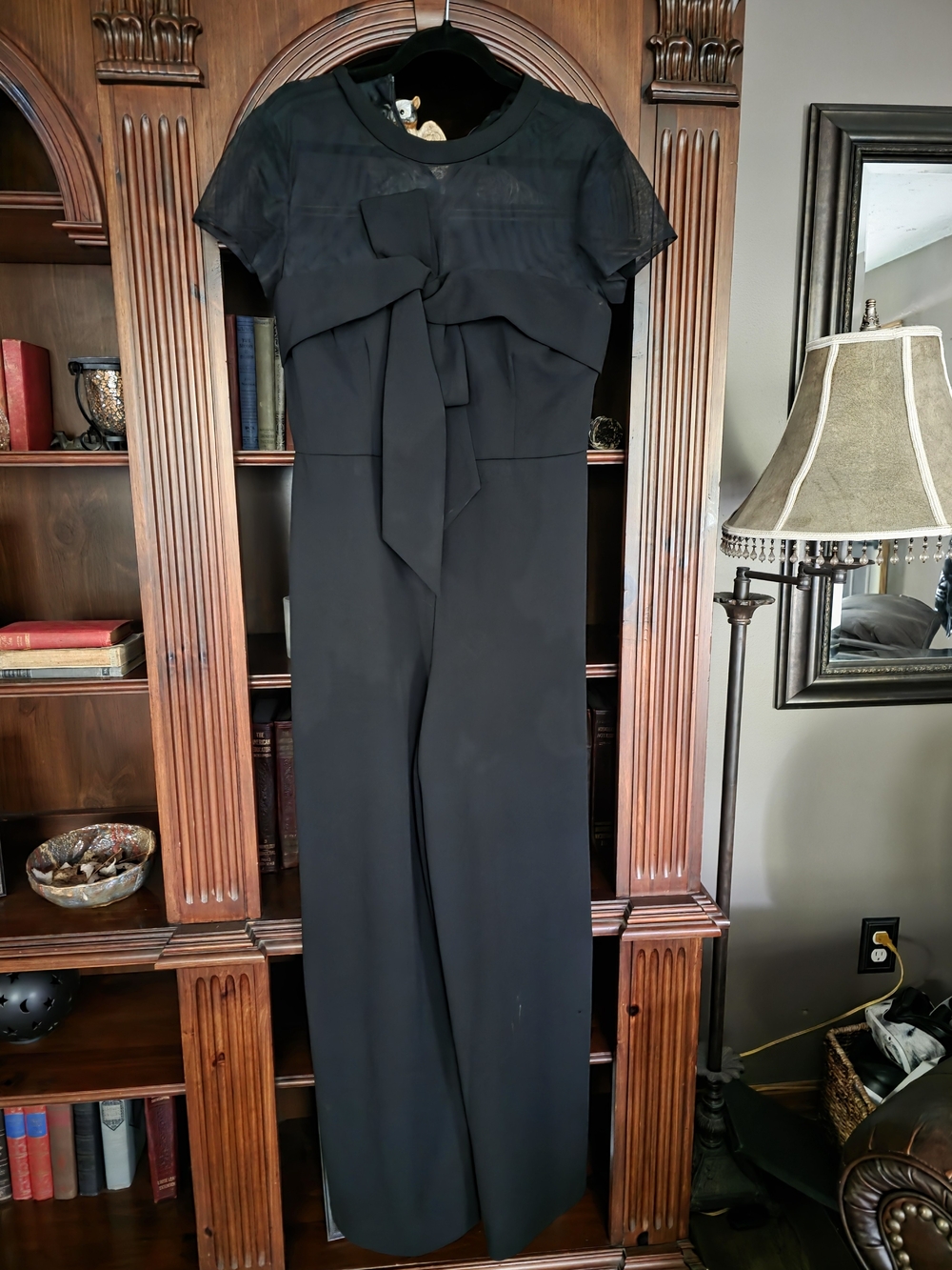 Black Women’s Pantsuit Pants - Stretch Polyester Blend